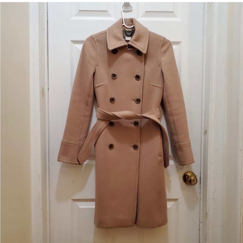 J Crew Nello Gori Stadium Cloth Pea Coat